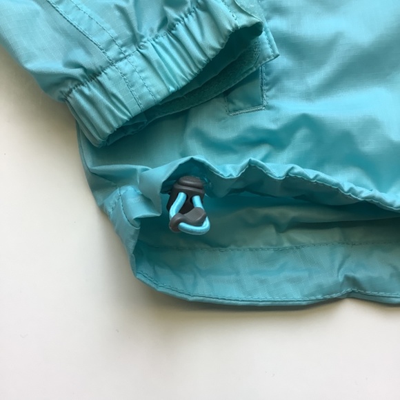 LANDS’ END Turquoise Windbreaker Rain Jacket - Picture 5 of 10